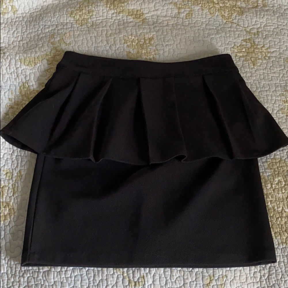 Black Peplum skirt; brand Love Riche size SMALL